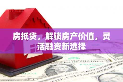 中区房抵贷，解锁房产价值，灵活融资新选择
