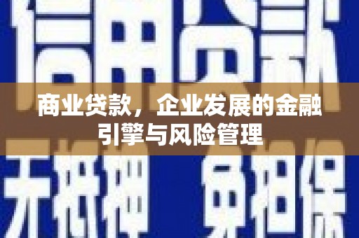 中区商业贷款，企业发展的金融引擎与风险管理