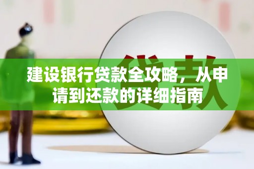 中区建设银行贷款全攻略，从申请到还款的详细指南