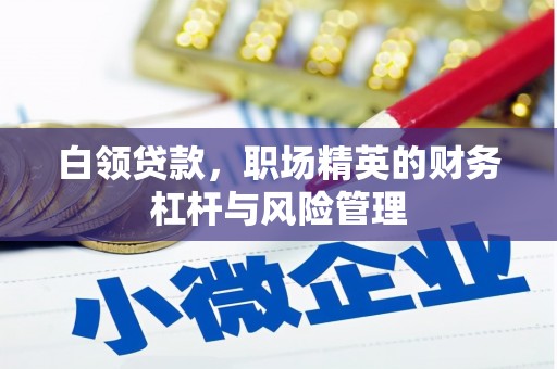 中区白领贷款，职场精英的财务杠杆与风险管理