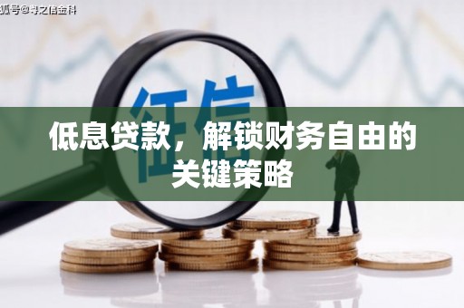 中区低息贷款，解锁财务自由的关键策略