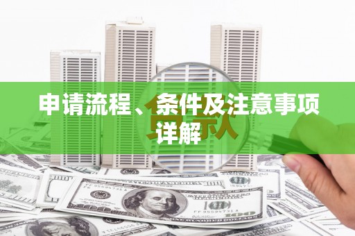 中区申请流程、条件及注意事项详解