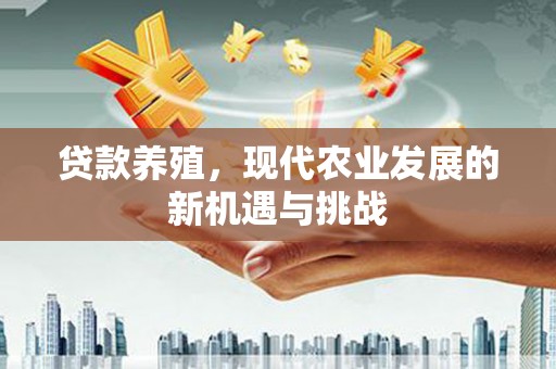 中区贷款养殖，现代农业发展的新机遇与挑战