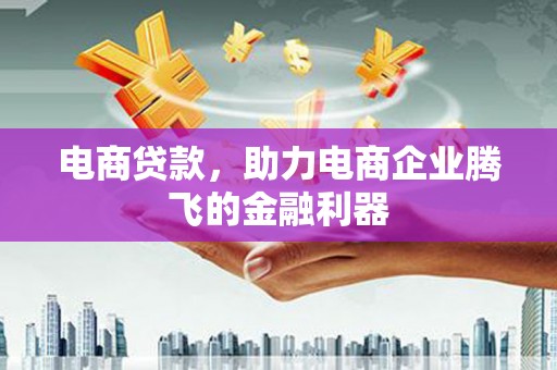中区电商贷款，助力电商企业腾飞的金融利器