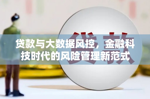 中区贷款与大数据风控，金融科技时代的风险管理新范式