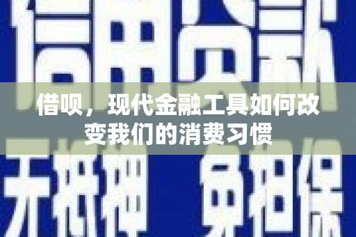 中区借呗，现代金融工具如何改变我们的消费习惯