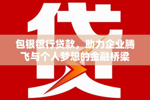 中区包银银行贷款，助力企业腾飞与个人梦想的金融桥梁