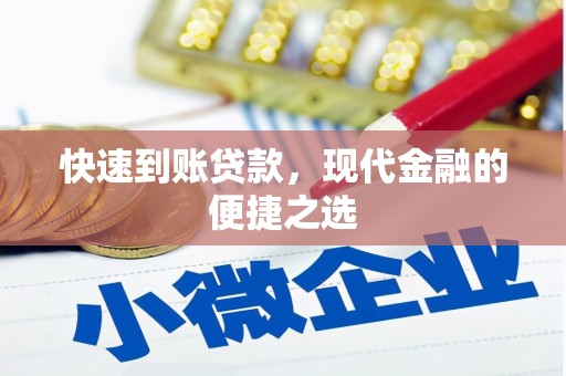 中区快速到账贷款，现代金融的便捷之选