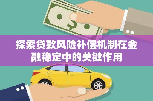 中区探索贷款风险补偿机制在金融稳定中的关键作用