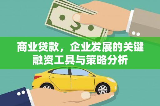 中区商业贷款，企业发展的关键融资工具与策略分析