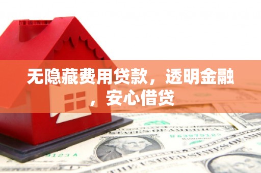 中区无隐藏费用贷款，透明金融，安心借贷