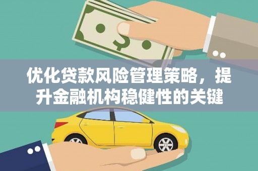 中区优化贷款风险管理策略，提升金融机构稳健性的关键