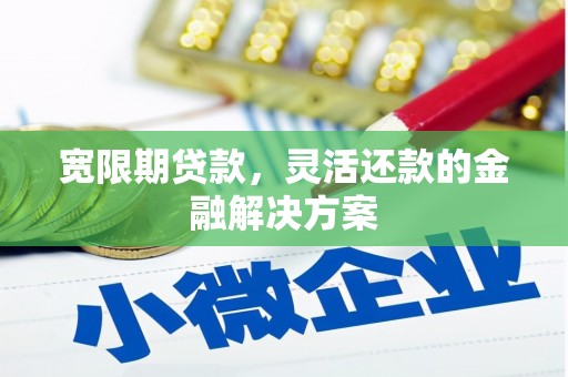 中区宽限期贷款，灵活还款的金融解决方案
