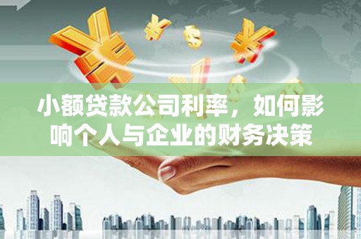中区小额贷款公司利率，如何影响个人与企业的财务决策