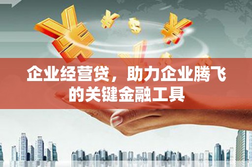 中区企业经营贷，助力企业腾飞的关键金融工具
