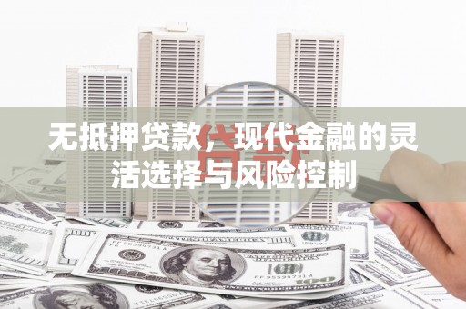 中区无抵押贷款，现代金融的灵活选择与风险控制