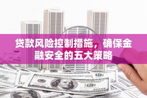 中区贷款风险控制措施，确保金融安全的五大策略