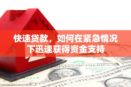 中区快速贷款，如何在紧急情况下迅速获得资金支持