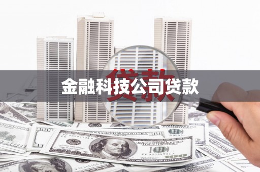 中区金融科技公司贷款