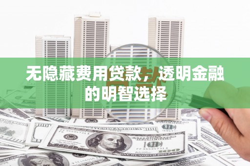 中区无隐藏费用贷款，透明金融的明智选择