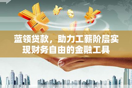 中区蓝领贷款，助力工薪阶层实现财务自由的金融工具