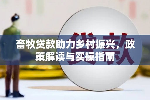 中区畜牧贷款助力乡村振兴，政策解读与实操指南