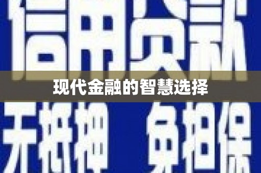 中区现代金融的智慧选择