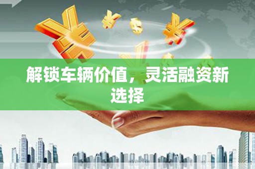 中区解锁车辆价值，灵活融资新选择