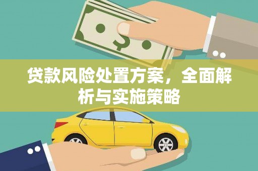 中区贷款风险处置方案，全面解析与实施策略