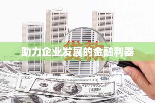 中区助力企业发展的金融利器