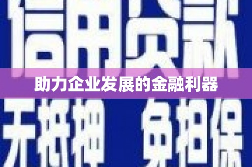 中区助力企业发展的金融利器
